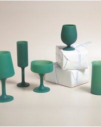 porter green - mecc | silicone unbreakable cocktail glasses