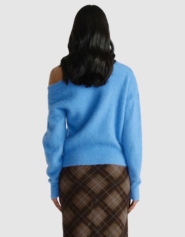 Decjuba - Abigail Tipped Shoulder Knit Jumper