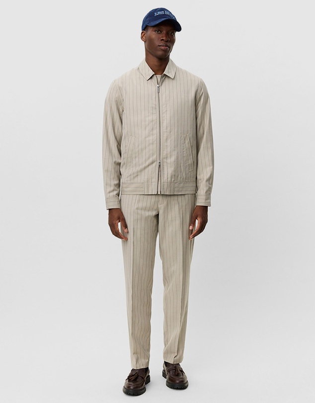 Les Deux - Como Pin Light Wool Coach Jacket