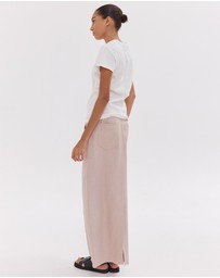 Cloth & Co. - The Long Element Skirt | Mushroom