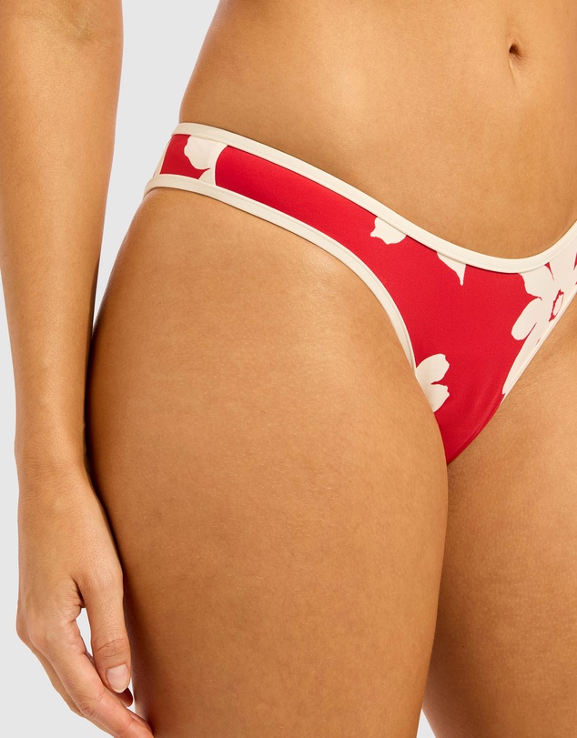 Seafolly - Mayflower Scoop High Cut Rio Bikini Bottom