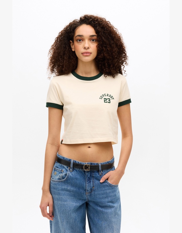 Superdry - Athletic Essentials Ringer Slim Fit Tee