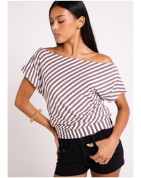 Insight - Candice Striped Slouch Top