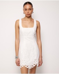 AERE - Adria Broderie Mini Dress