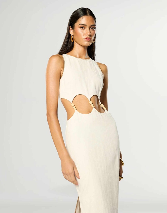 Winona - Poem Cut Out Midi Dress