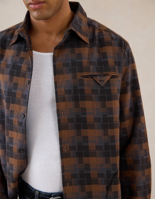 Percival - Hinsely Boxy Long Sleeve Shirt