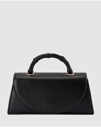 Olga Berg - Phoebe Bamboo Handle Bag