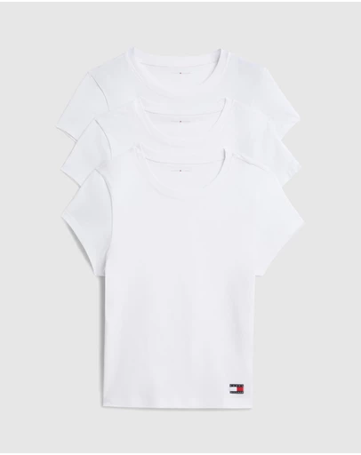Tommy Hilfiger - 3 Pack Heritage Logo Lounge T Shirts