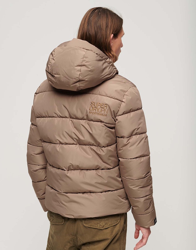 Superdry - Hooded Sports Puffer Slim Fit Jacket