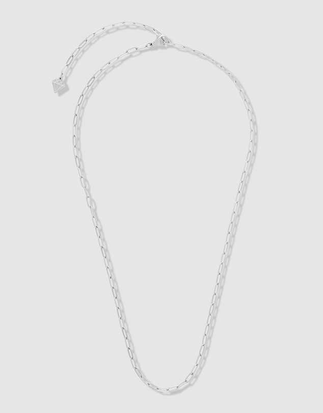 Wanderlust + Co - Petite Harper Silver Essential Chain Necklace