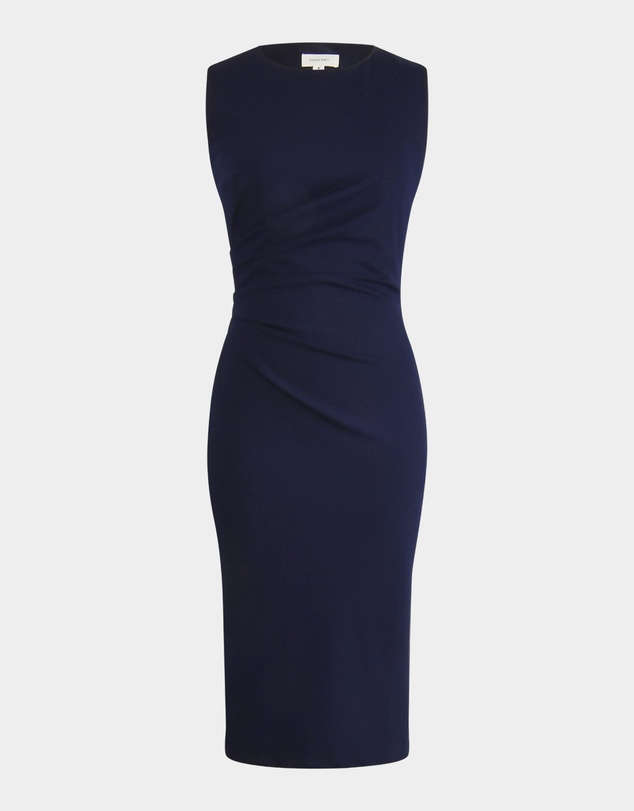 Forcast - Faith Side Pleated Midi Dress