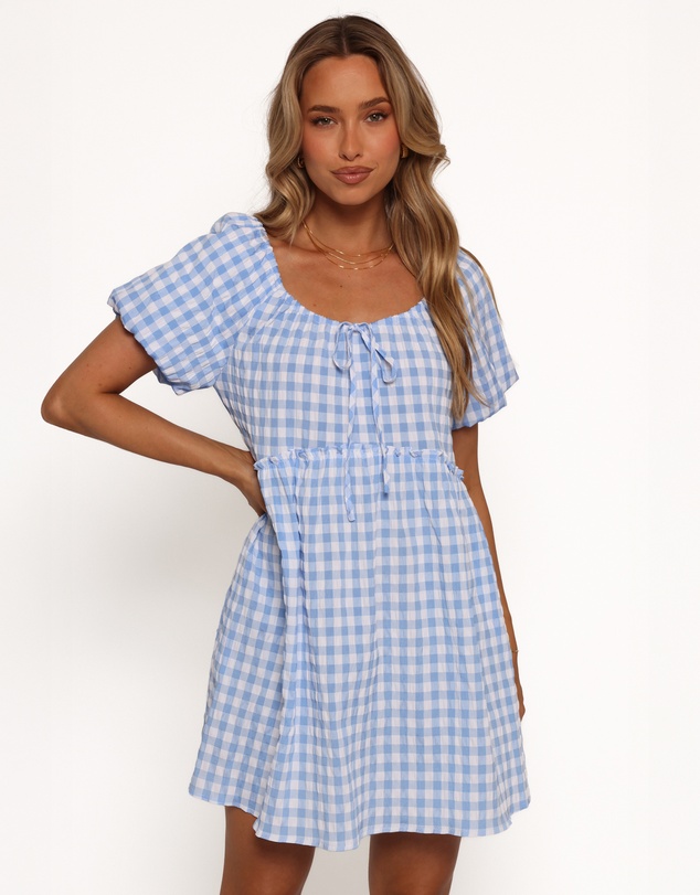 Petal & Pup - Dorothea Mini Dress - Blue