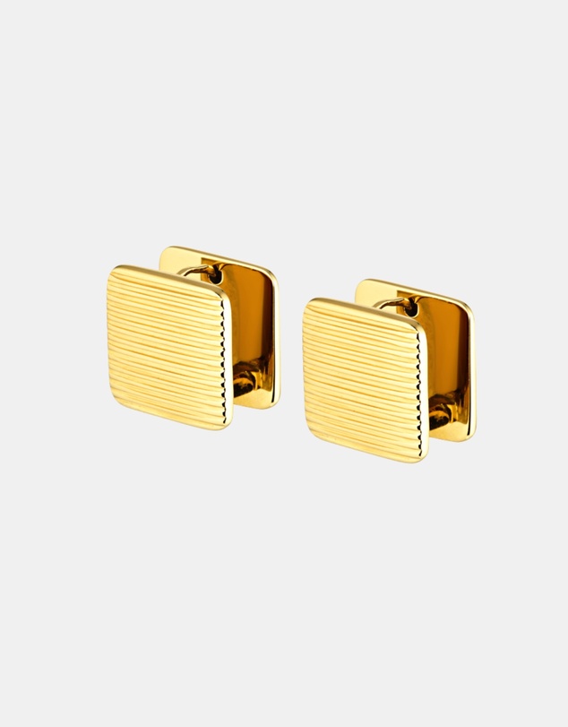 CENDRE - Willia Huggie Earrings 18K Gold