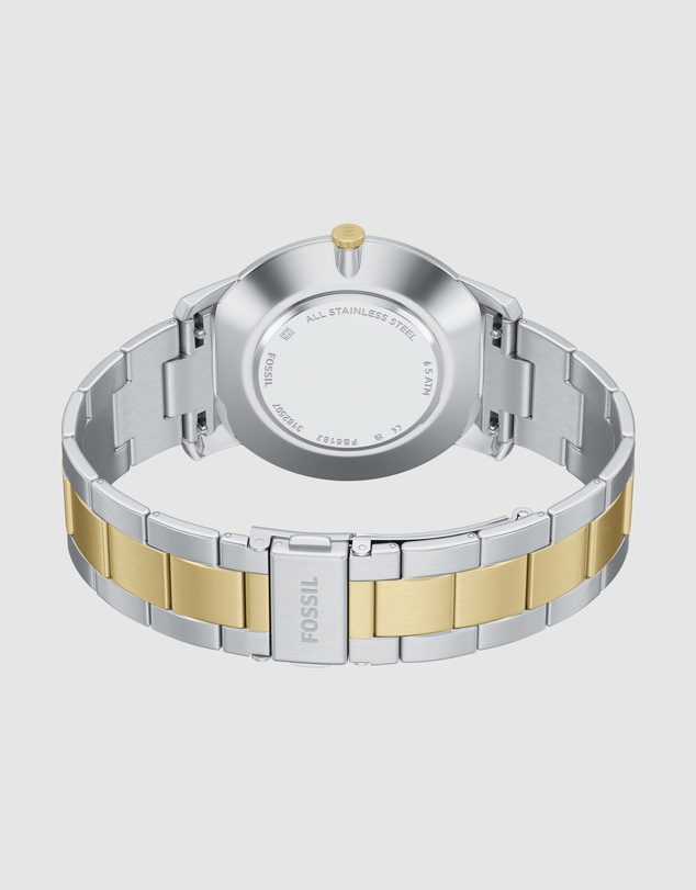 Fossil - Minimalist Two Tone Analogue Watch