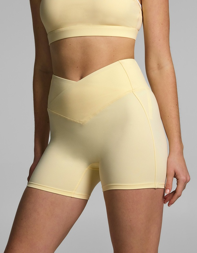 Rockwear - Cross Front Mid Thigh Bike Shorts