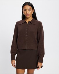 & Other Stories - Knitted Collar Cardigan