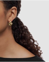 Emporio Armani - Emporio Armani Gold-Tone Earring