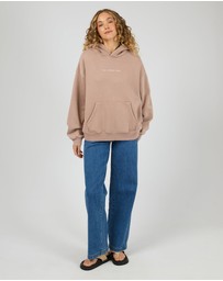 All About Eve - Aae Washed Box Hoodie Fawn