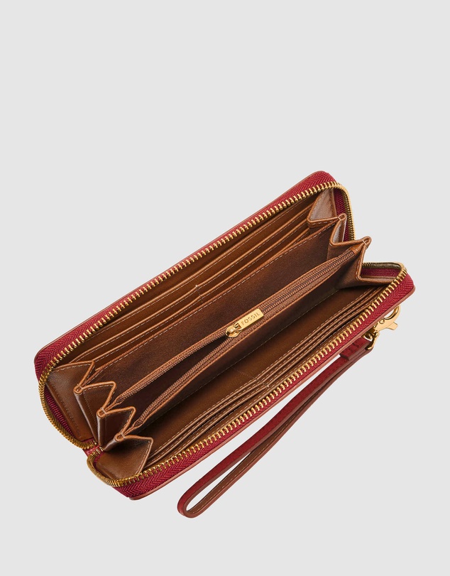 Fossil - Logan Red Clutch