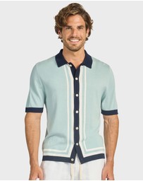 Academy Brand - Charlie Stripe Knit SS Shirt