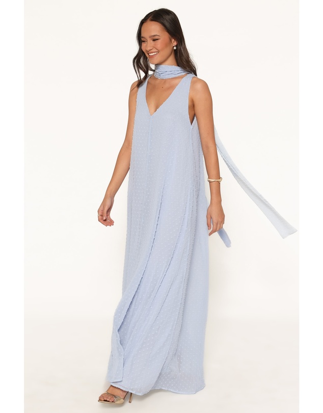 Petal & Pup - Aeryn Maxi Dress - Pale Blue