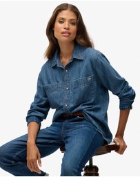Superdry - Denim Oversized Shirt