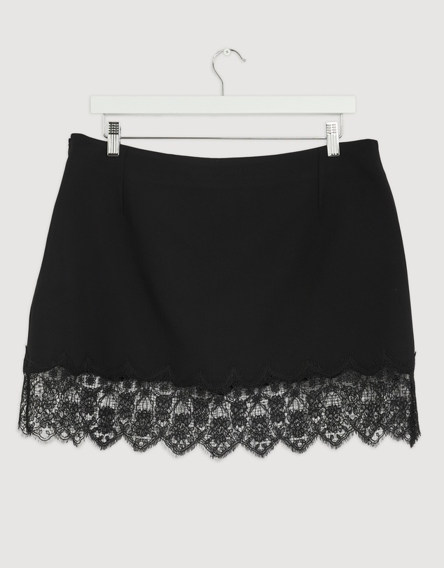 Revibe - Repaired BY JOHNNY. Elodie Lace Mini Skirt - AU 16