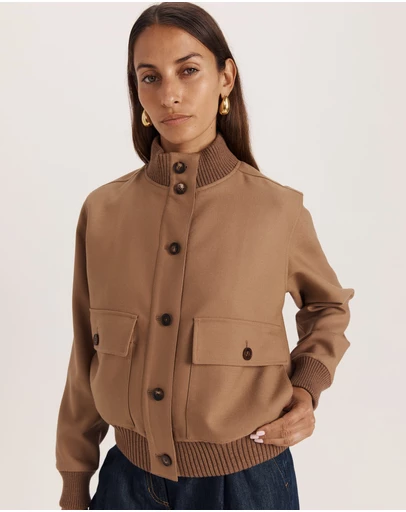 SABA - Fae Wool Bomber