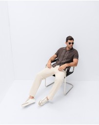 UNISON - Embroidered Bowler Regular Fit Shirt