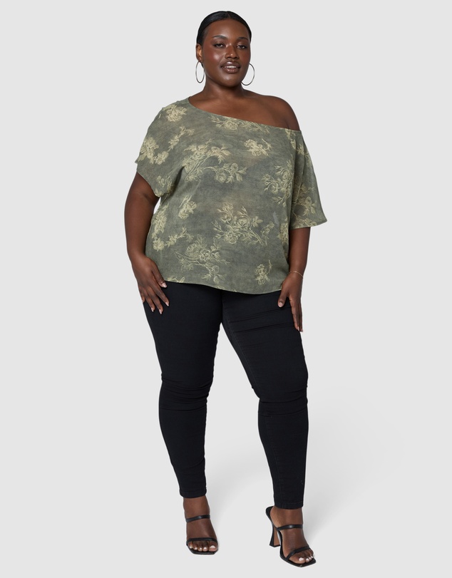 Sunday In The City - Echo Floral Sheer Top
