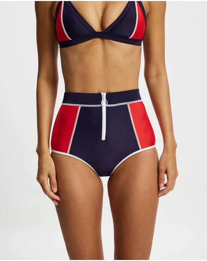 Duskii - High Waist Zip Bottoms