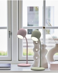 Kreafunk - Kreafunk Ellie Lamp W/ Qi Charger And Bluetooth Speaker - Dusty Rose