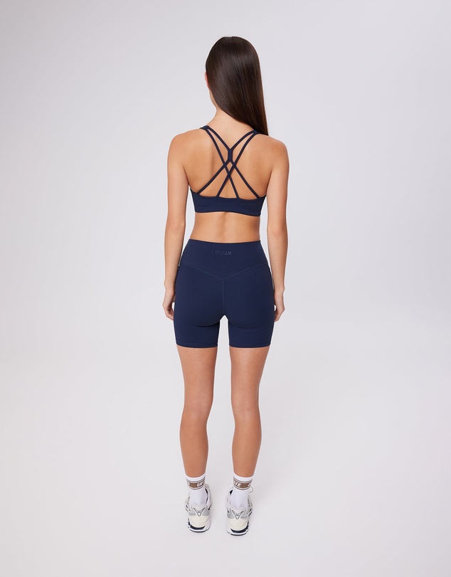Upstate - Air Sculpt Strappy Crop - Midnight Navy