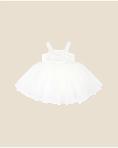 Bebe by Minihaha - Embroidered Bodice Tulle Dress With Bloomers - Babies