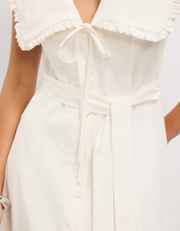 The Fated - Adela Collared Maxi Dress