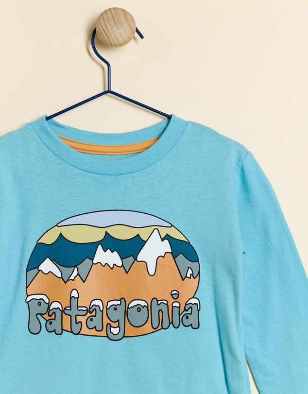 Patagonia - Long-Sleeved Fitz Roy Flurries T-Shirt - Babies