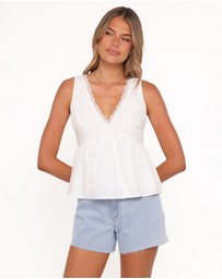 Petal & Pup - Aminta Top - White