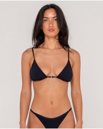 Rusty - Sandalwood Ring Triangle Bikini Top