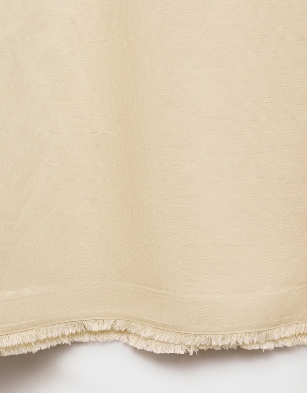 M.N.G - Midi Skirt With Frayed Ends