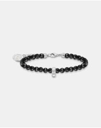 THOMAS SABO - Member Charm Bracelet with Black Beads