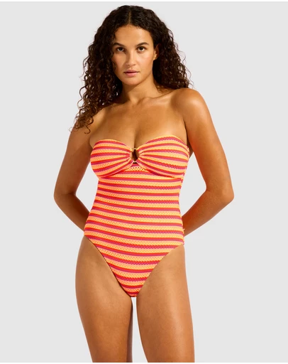 Seafolly - Calypso Ring Front Bandeau One Piece Swimsuit