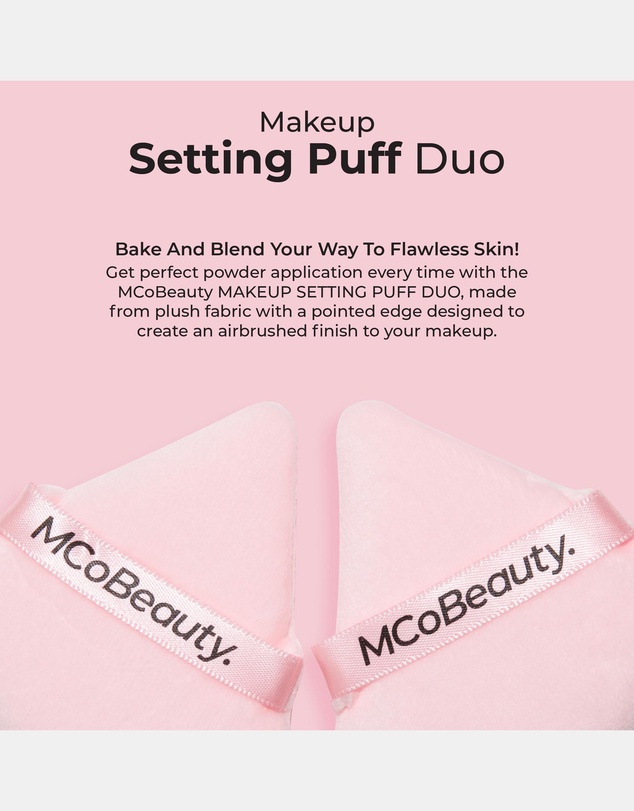 MCoBeauty - Makeup Setting Puff Duo