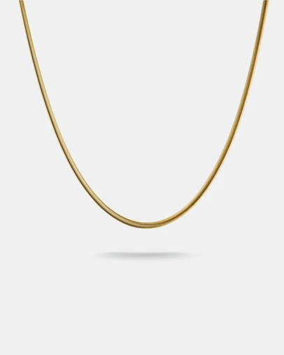 THOMAS SABO - Gold-Tone Stainless Steel Snake Chain Necklace 4mm