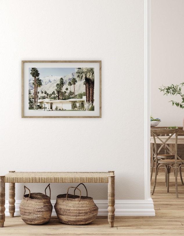 Olive et Oriel - Palm Springs House Art Print