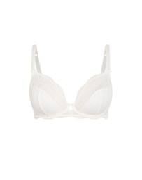 City Chic - Plus size Ophelia Underwire Bra - ivory