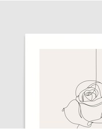 Olive et Oriel - Line Figure IV Art Print