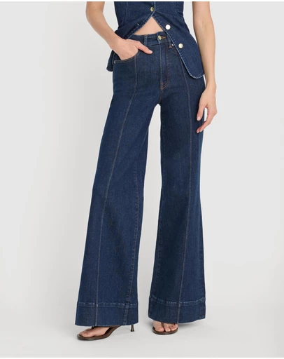 Good American - Good Waist Palazzo Jeans