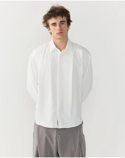 Justin Cassin - Lucien Pleated Shirt
