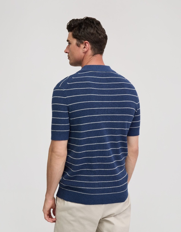 Oxford - Carlos Stripe Knitted Shirt