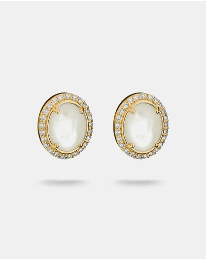THOMAS SABO - THOMAS SABO Ear studs mother-of-pearl with zirconia